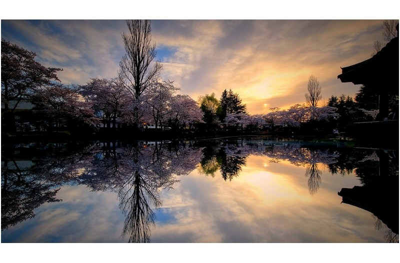 보문정 일몰 반영