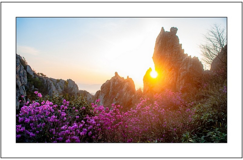 덕룡산의  아침...