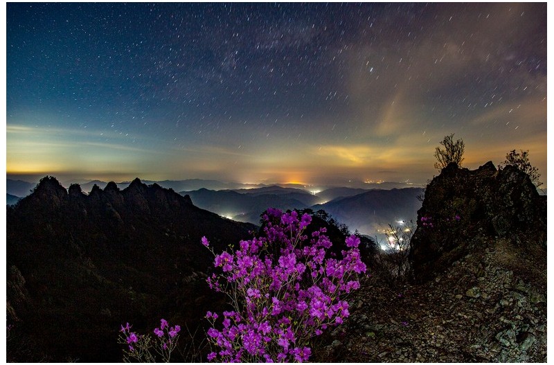 구봉산의 밤하늘