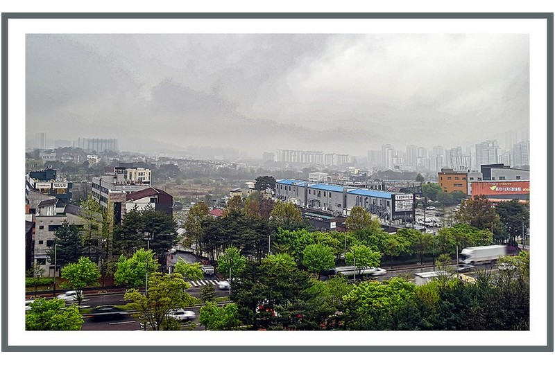 이슬비.내리는 ......................