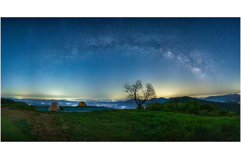 대암산 은하수 파노라마