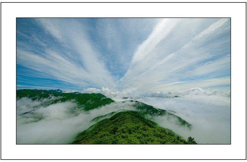 지리산의 아침,,