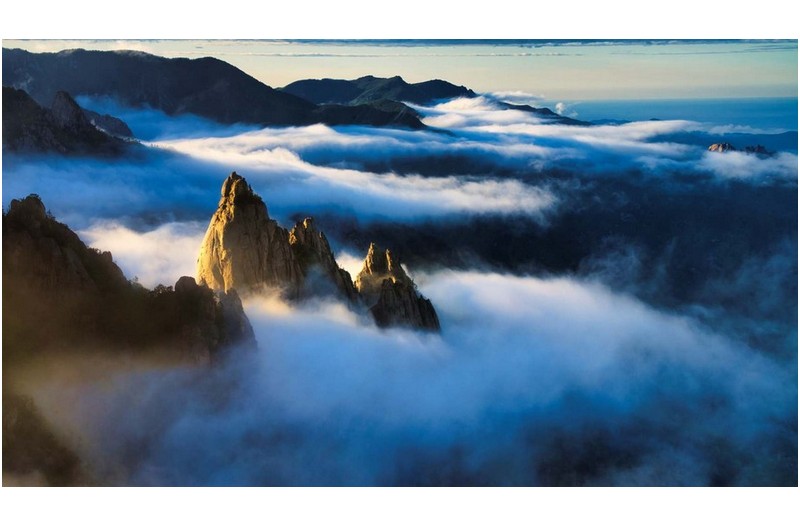 설악산 범봉 운해