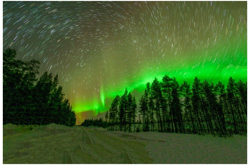 오로라와 회돌이