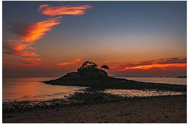 솔섬에서노을