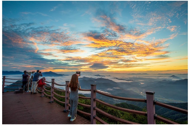 감악산 일출과 여명