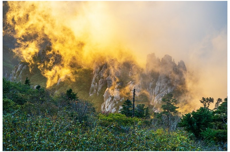 일몰빛의 용아장성