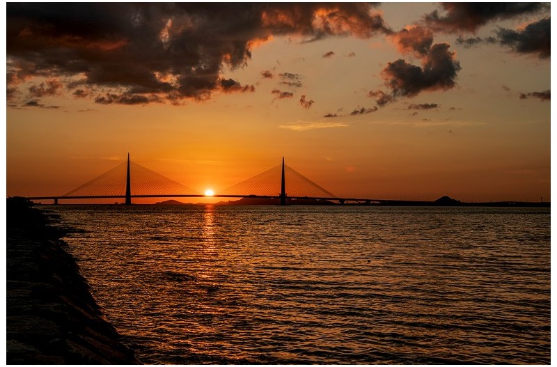 동진대교해넘이