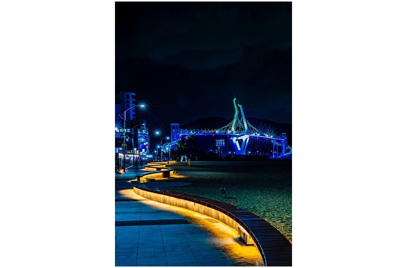 진하해수욕장 야경