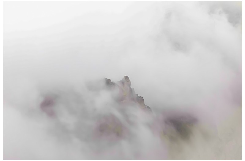 도화지에 그려진 설악