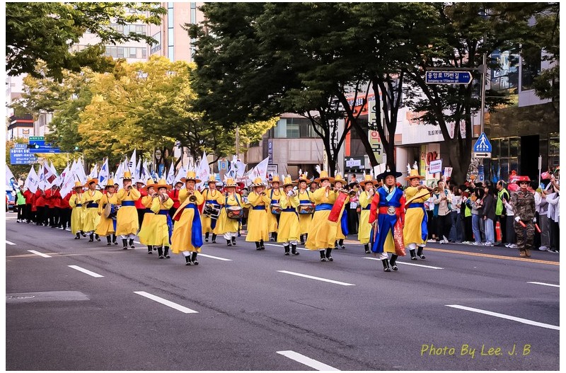 취타대 퍼레이드