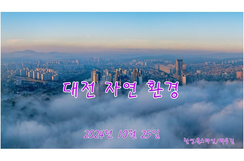 대전시운해일출#대전시자연환경#