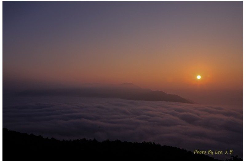 봉래산 일출