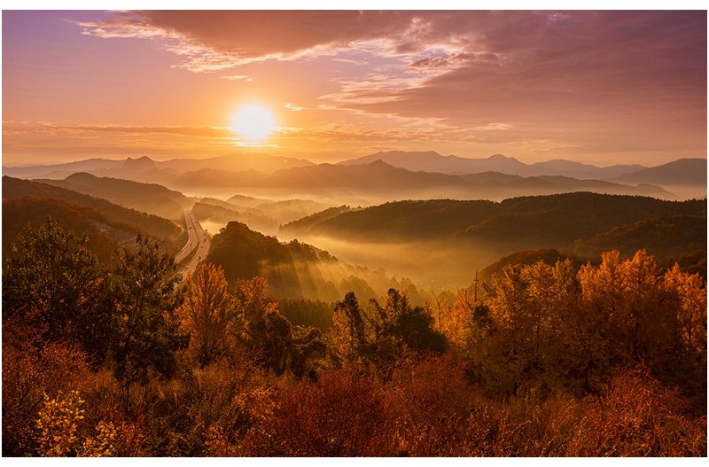 빛내림이 있는 아침