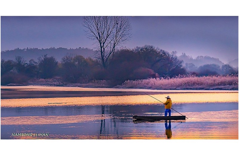 우포의 아침 풍경 ---