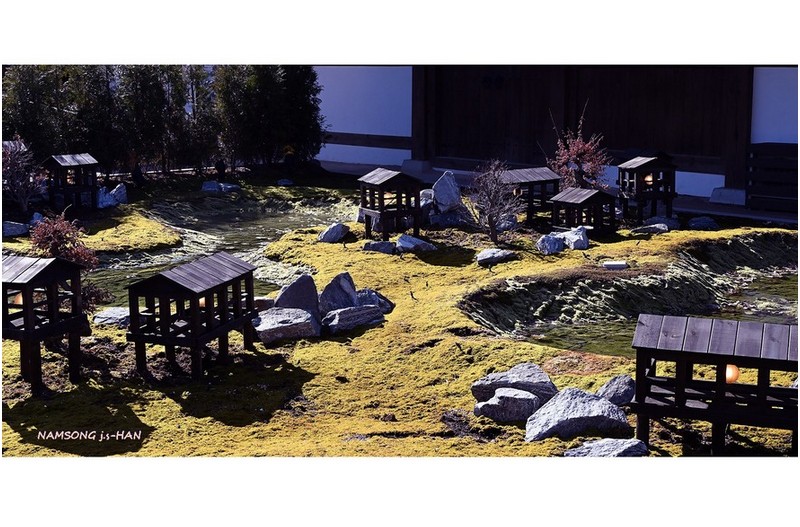 한옥 체험관 뜰의 소경