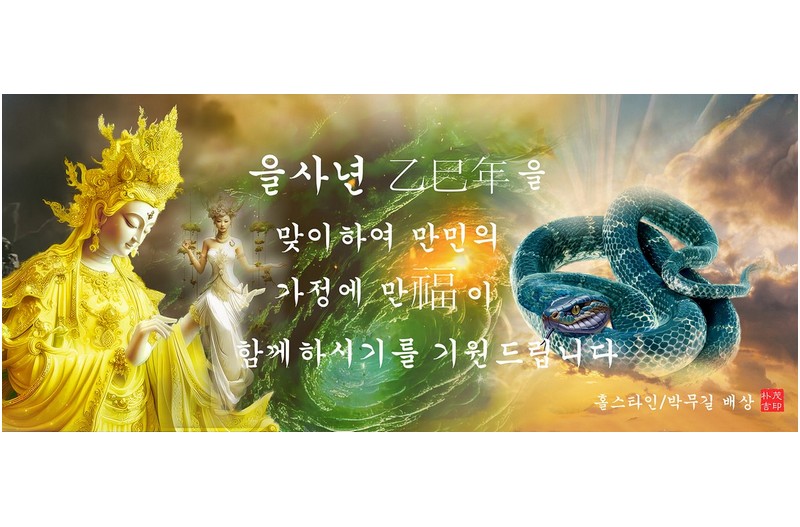 을사년에도 만복이 함께하시기를