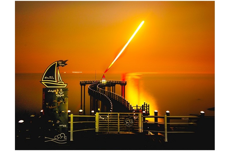 포항 이가리닻 일출괘적