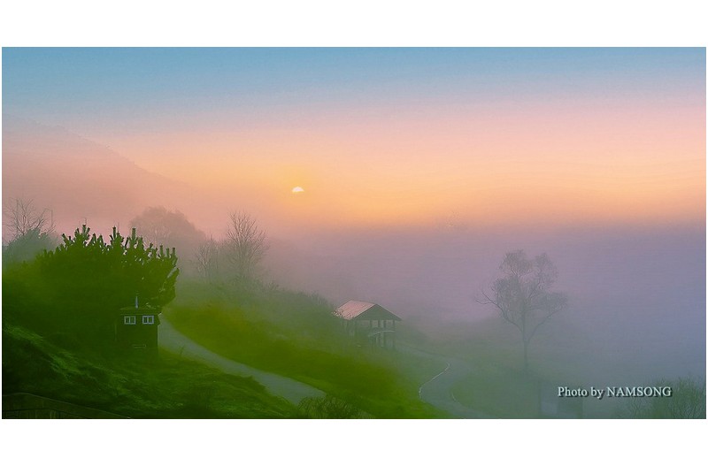 해반천의 아침 ----