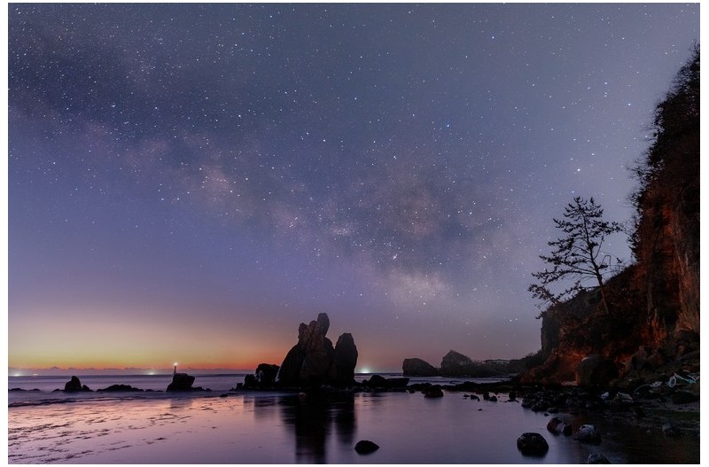 올해 첫 은하수