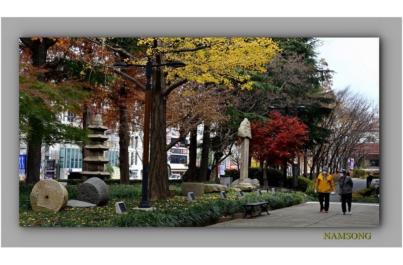 정담을 나누며 -----