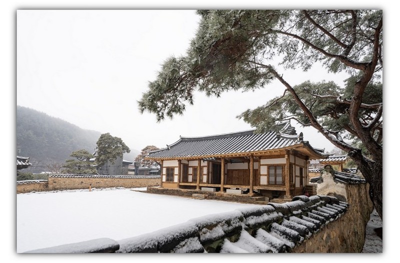 서원의 설경