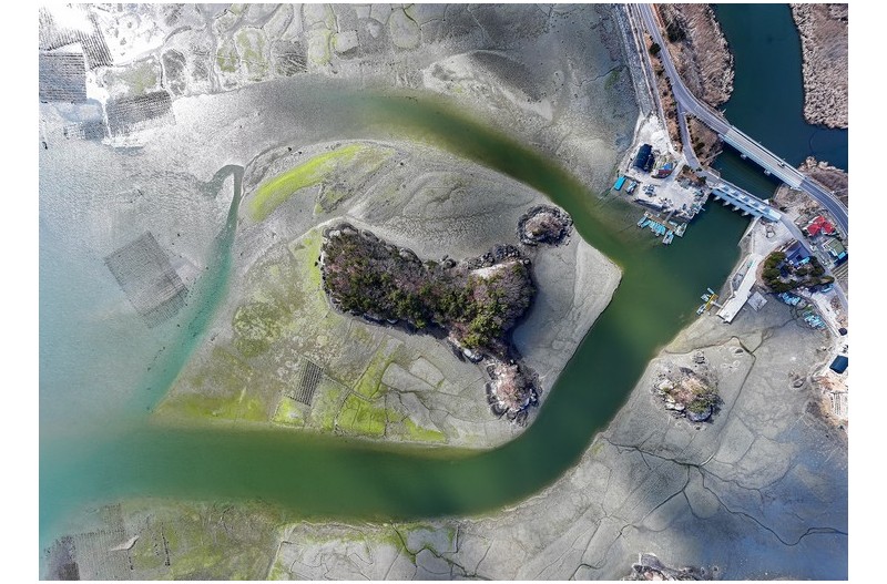 고흥바다 간조  때 모습....