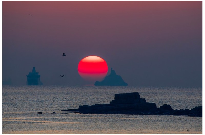 모자섬과 주전자섬을 함께 담아 본날