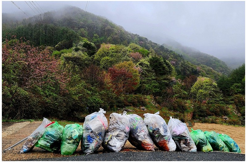 사)한국산사진 문화협회 봄철 환경문화행사
