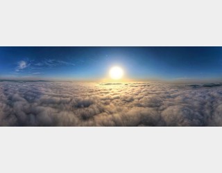 파도가 출렁거리는 - 구름바다