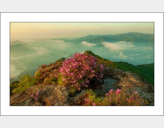 지리산의 아침..