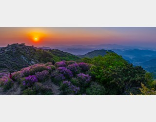 황매산드론  파노라마