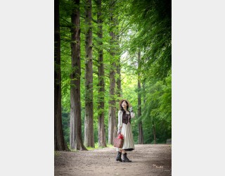 나무그늘 아래 서면