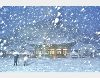 폭설내리는 - 월정사의 밤