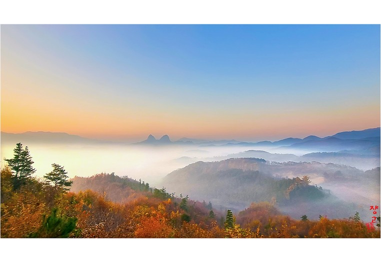 마이산이 보이는