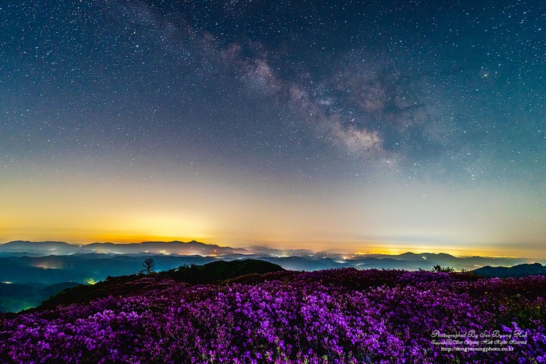 황매산 은하수