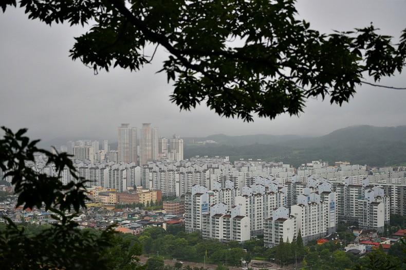 망진산에서 바라본 풍경