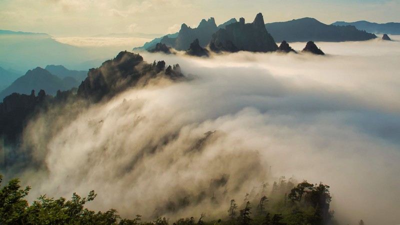 설악산풍경 (운해폭포)