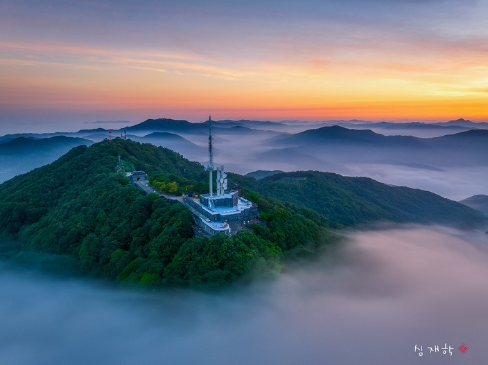 흑선산성 여명