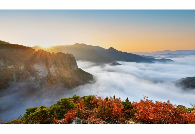 주왕산의 가을