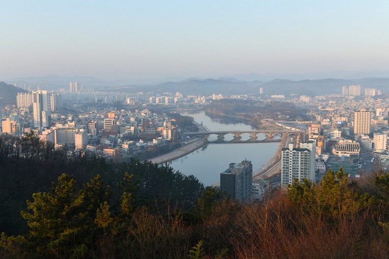 새해 첫날 선학산