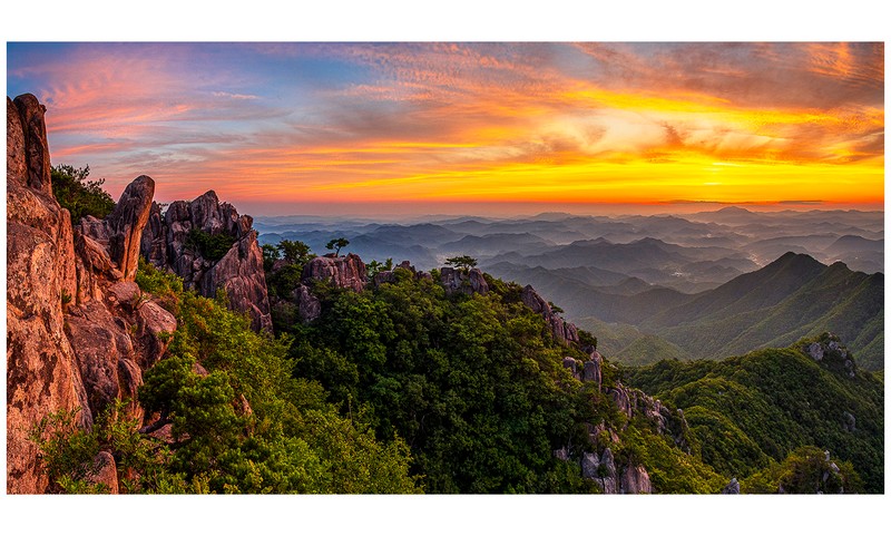 대둔산 여명