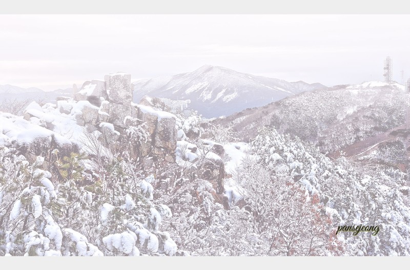 황령산설경