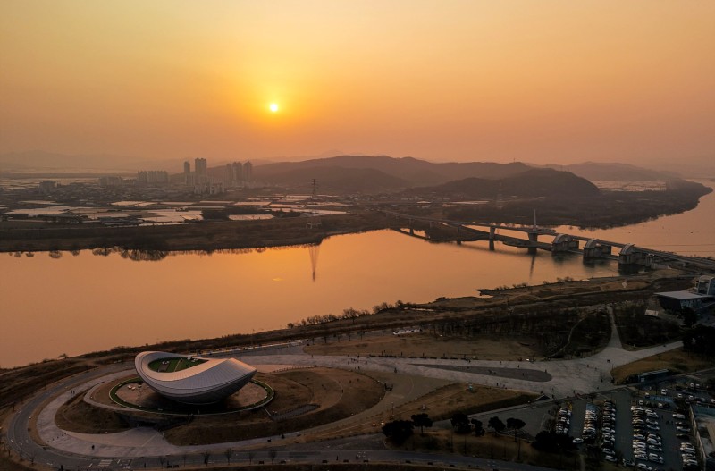 디 아크의 일몰경