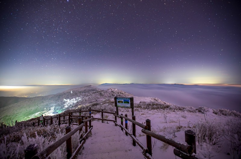 덕유산에서